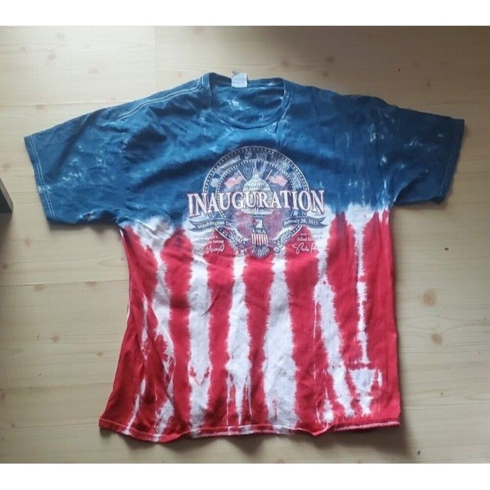 2017 Donald Trump 45th President Inauguration tye-dye Shirt USA MAGA